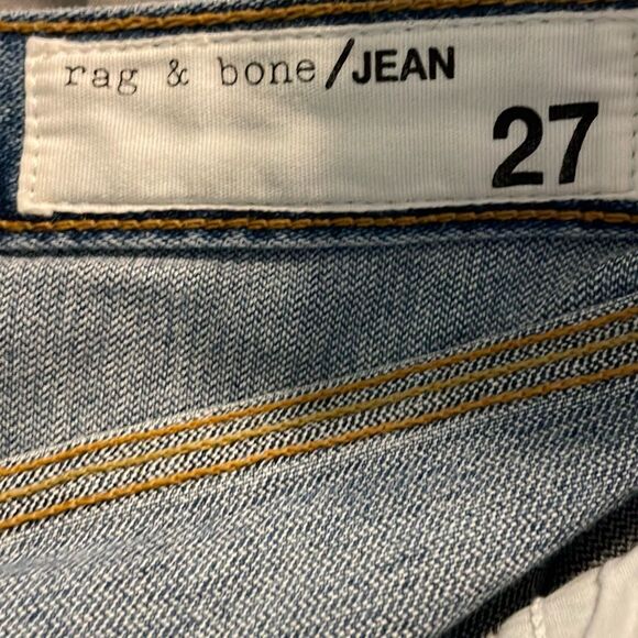 Rag & Bone Fit 2 Slim-Fit Straight Leg Jeans Blue Medium Wash Denim 27 - Picture 6 of 11